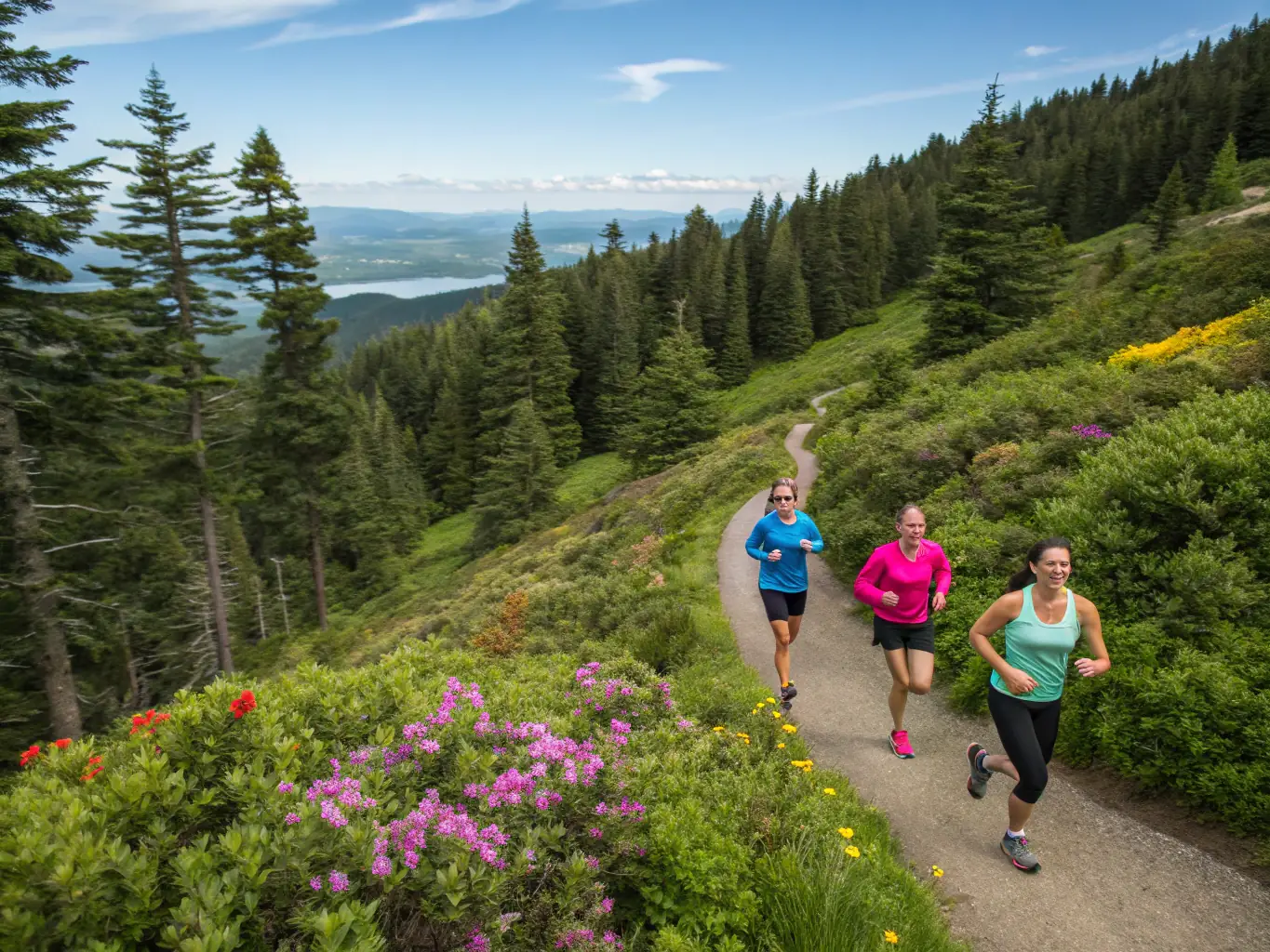 A group of runners participating in the annual Nuits-Saint-Georges semi-marathon, showcasing the vibrant energy and community spirit of the event.
